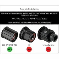 Box Two Prime 9 Speed Cassette 11 Box Two Prime 9 Speed Cassette -Cockpit butik Box Two Prime 9 Speed Cassette Cassettes Black BX2PR9CASS01 3