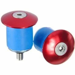 LifeLine Styrpropper (letmetal, Skrues I) -Cockpit butik LifeLine Alloy Screw In Bar End Plugs Bar Ends Red NotSet 251500441
