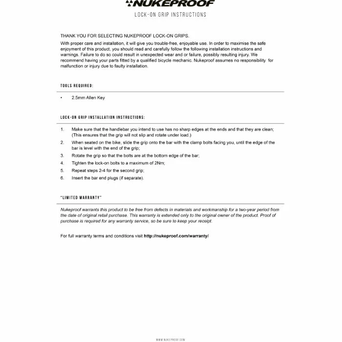 Nukeproof Horizon Race Håndtag 11 Nukeproof Horizon Race Håndtag - Billede 9