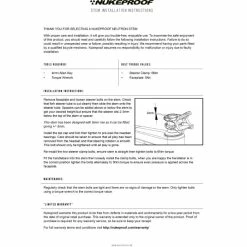 Nukeproof Neutron AM Frempind -Cockpit butik NP Stem Neutron Instructions