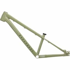 Nukeproof Solum Alloy Frame - Green / Black -Cockpit butik Nukeproof DSolum 260 Alloy Mountain Bike Frame 2022 Artichoke Green 04