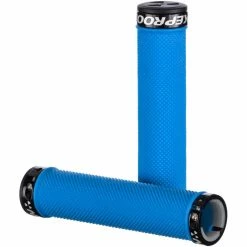 Nukeproof Neutron Knurled Lock On Greb -Cockpit butik Nukeproof Neutron Knurled Lock On Grip Bar Grips Blue NotSet 5056097003436 1