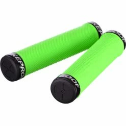 Nukeproof Neutron Knurled Lock On Greb -Cockpit butik Nukeproof Neutron Knurled Lock On Grip Bar Grips Green NotSet 5056097003443 0