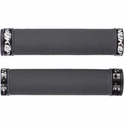 Nukeproof Neutron Knurled Lock On Greb -Cockpit butik Nukeproof Neutron Knurled Lock On Grip Bar Grips Grey NotSet 5056097003450 2