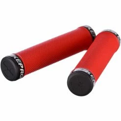 Nukeproof Neutron Knurled Lock On Greb -Cockpit butik Nukeproof Neutron Knurled Lock On Grip Bar Grips Red NotSet 5056097003429 0