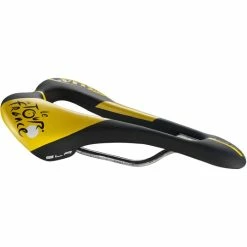 Selle Italia Superflow TDF Saddle -Cockpit butik Selle Italia Superflow TDF Saddle Saddles Black Yellow 041P130IKA001 0