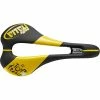 Selle Italia Superflow TDF Saddle -Cockpit butik Selle Italia Superflow TDF Saddle Saddles Black Yellow 041P130IKA001