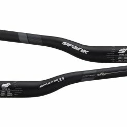Spank SPIKE 35 Vibrocore Handlebar (25mm Rise) -Cockpit butik Spank Spike 35 Vibrocore Bar Riser Handlebars Black Black 2018 E03K35A25020SPK 4
