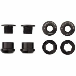 Wolf-tooth Wolf Tooth Chainring Bolts (4 Pack) -Cockpit butik prod200830 Black NE 01